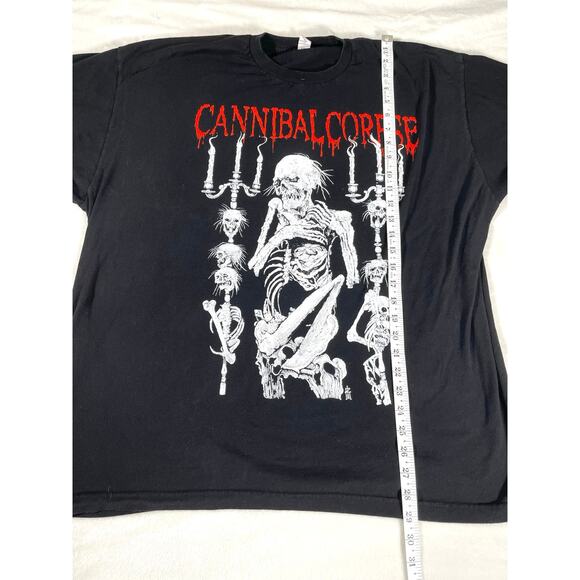 Cannibal Corpse Skeleton Graphic Tee Black Tultex XXL - Picture 4 of 6